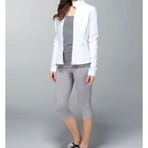 Lululemon Awakening Crop Grey Leggings Size 4